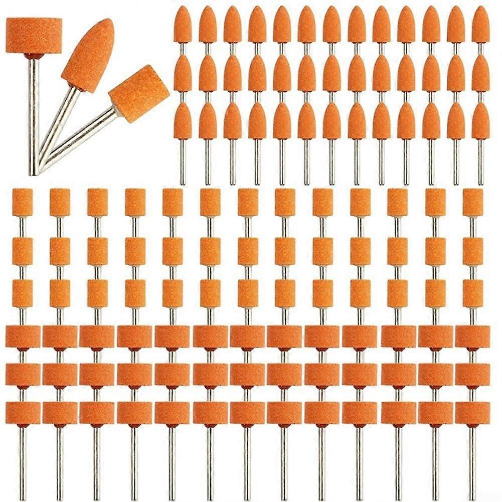 Abrasive Mounted Stone Grinding Wheel Head 60Pcs Mounted Stone Set For Rotary Tools Grinding Polishing Deburring