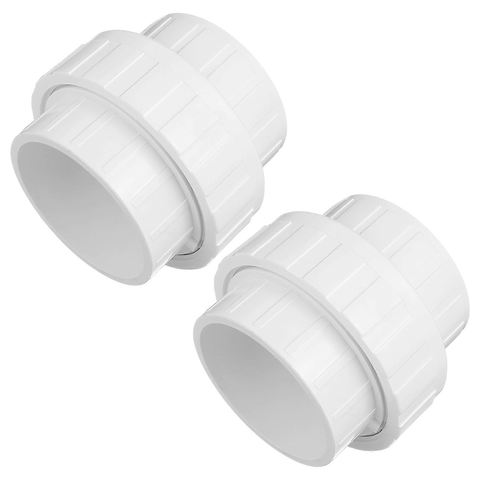 PVC Pipe Connector Coupling Adapter Connector for Tubing 4Pcs