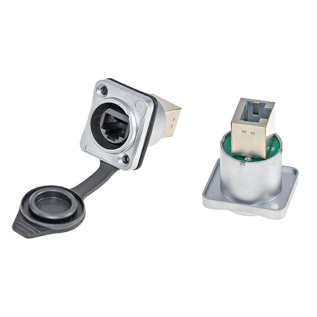 Shielded with Pushbutton RJ45 Connector No Pushbutton RJ45 Holder, A