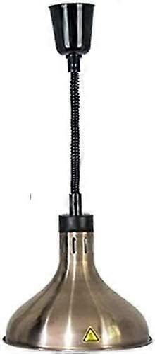 Food Warmer Lamp Commercial Heat Lamp with Adjustable Height Bronze Chandelier for Buffet Food Preservation and Dishes Keeping Warm