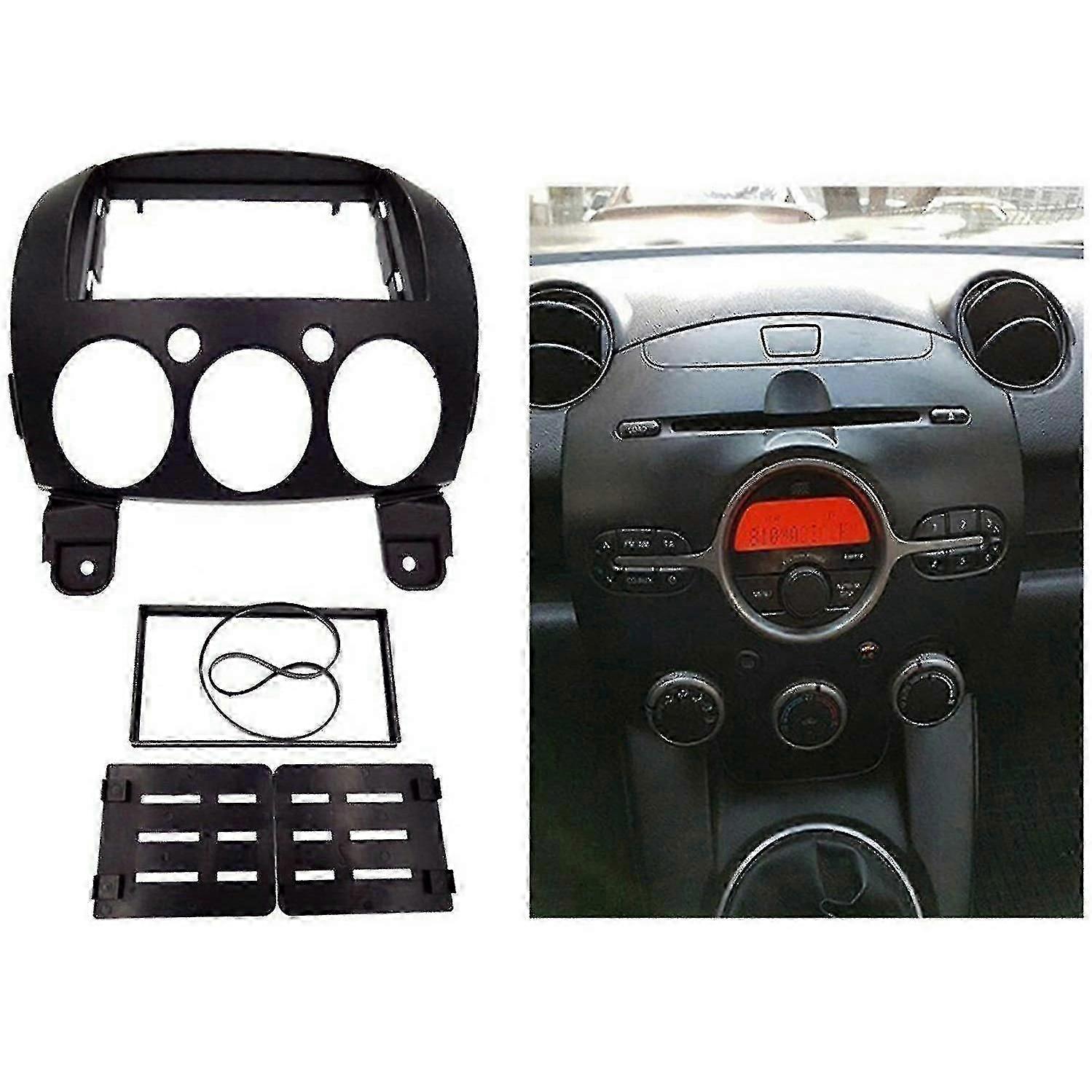 Mazda için Dvd Çerçeve Ses Trim Paneli 2 2010 Demio 2007 + 178x102mm_subaoe