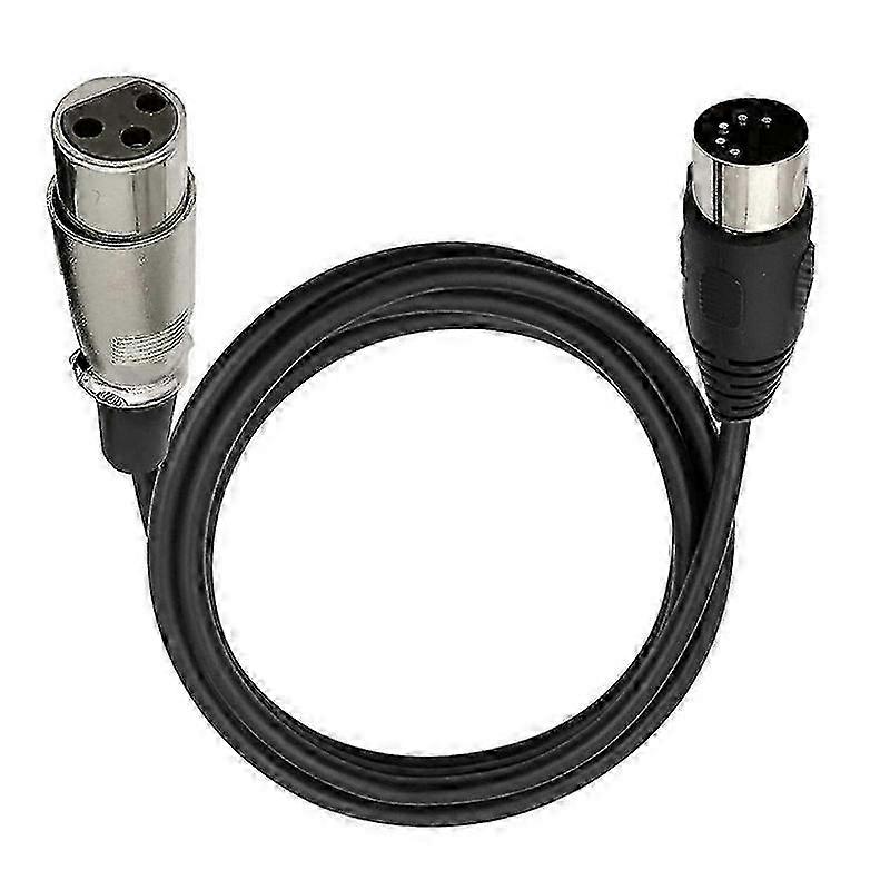 DIN 5 Pin to XLR 3 Pin Audio Cable for Match Music Instruments or Cables with MIDI or XLR DIN 5P Male to XLR Female p20241126109 2025