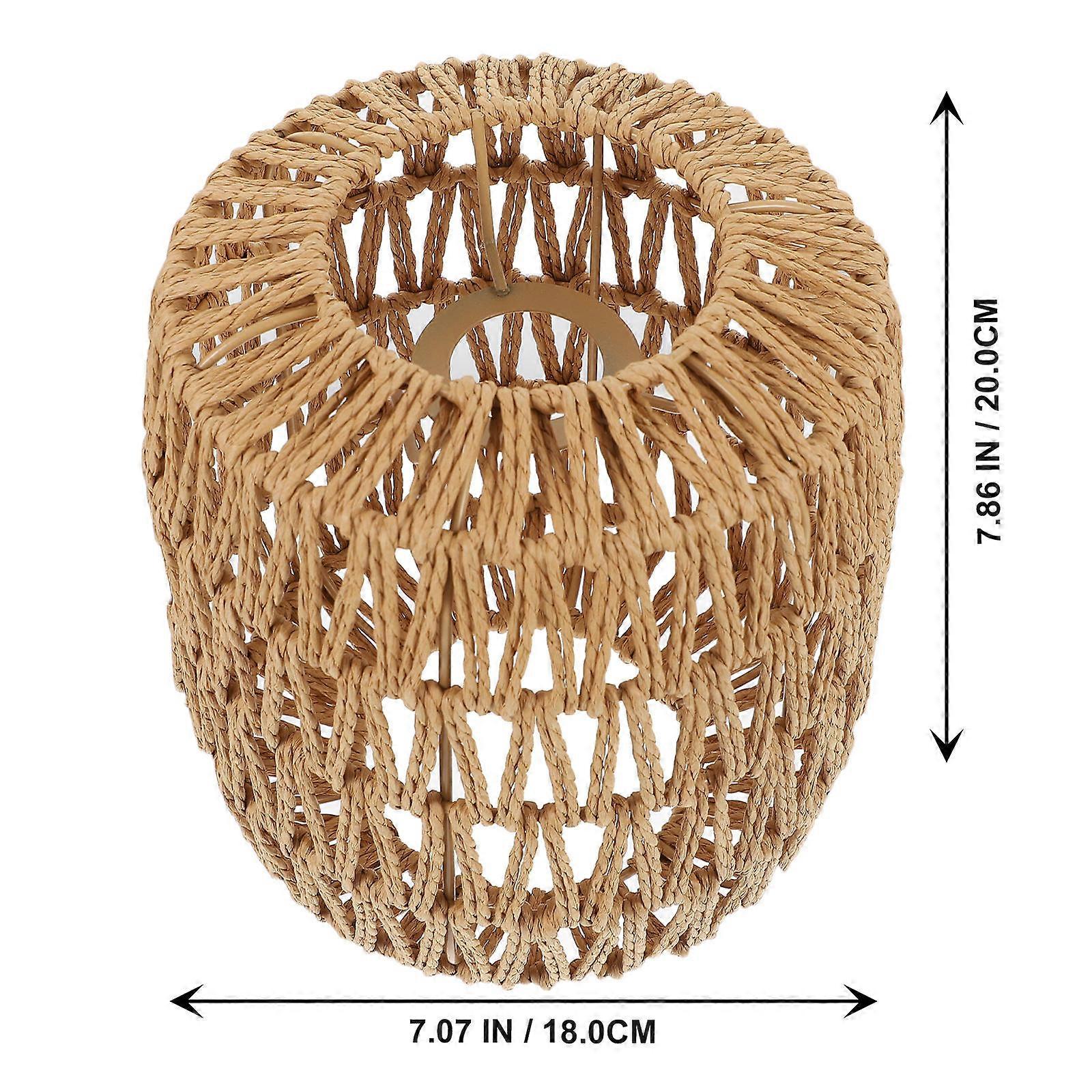 Woven Pendant Lamp Shade for Decor Bamboo Pendant Lamp Shade Single Unit