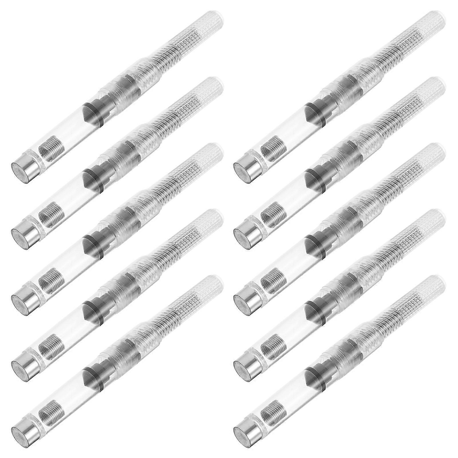 Universal Fountain Pen Ink Converter for Refilling Ink 40Pcs Transparent Kit