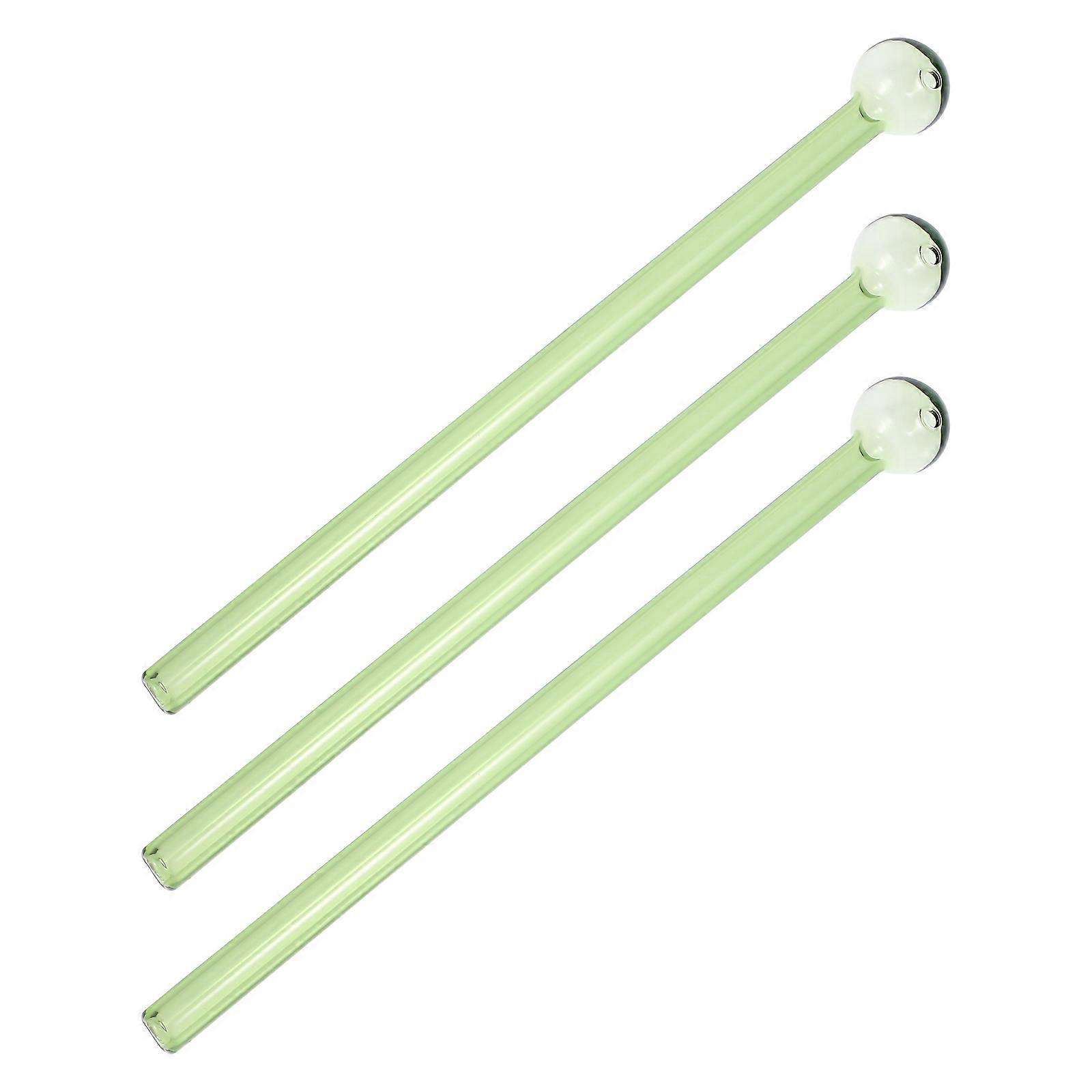 Reusable Drinking Green Head for Home 3Pcs Set