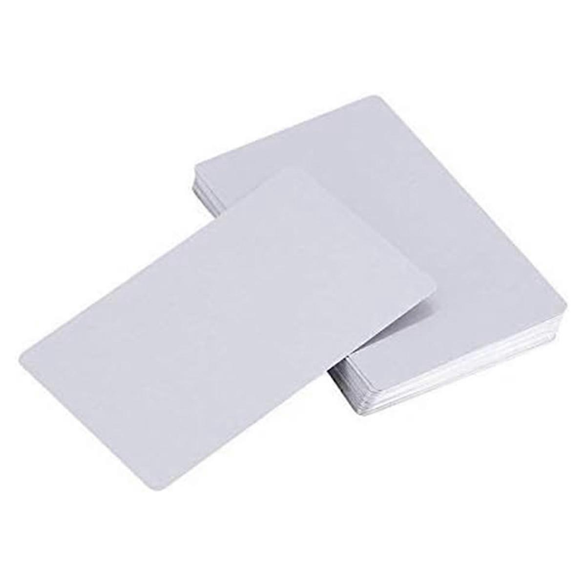 100 Pcs Blank Sublimation Metal Name Card (Silver )
