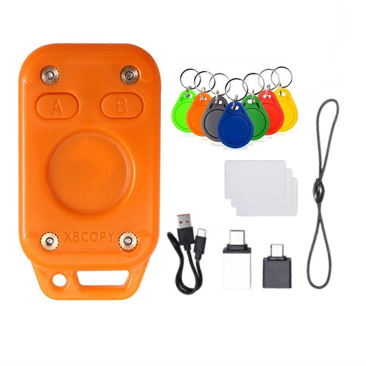 Restart Chameleon V2.0 RFID Emulator 125Khz 13.56Mhz Reader 7UID Keychain+3CUID White Card Chameleon
