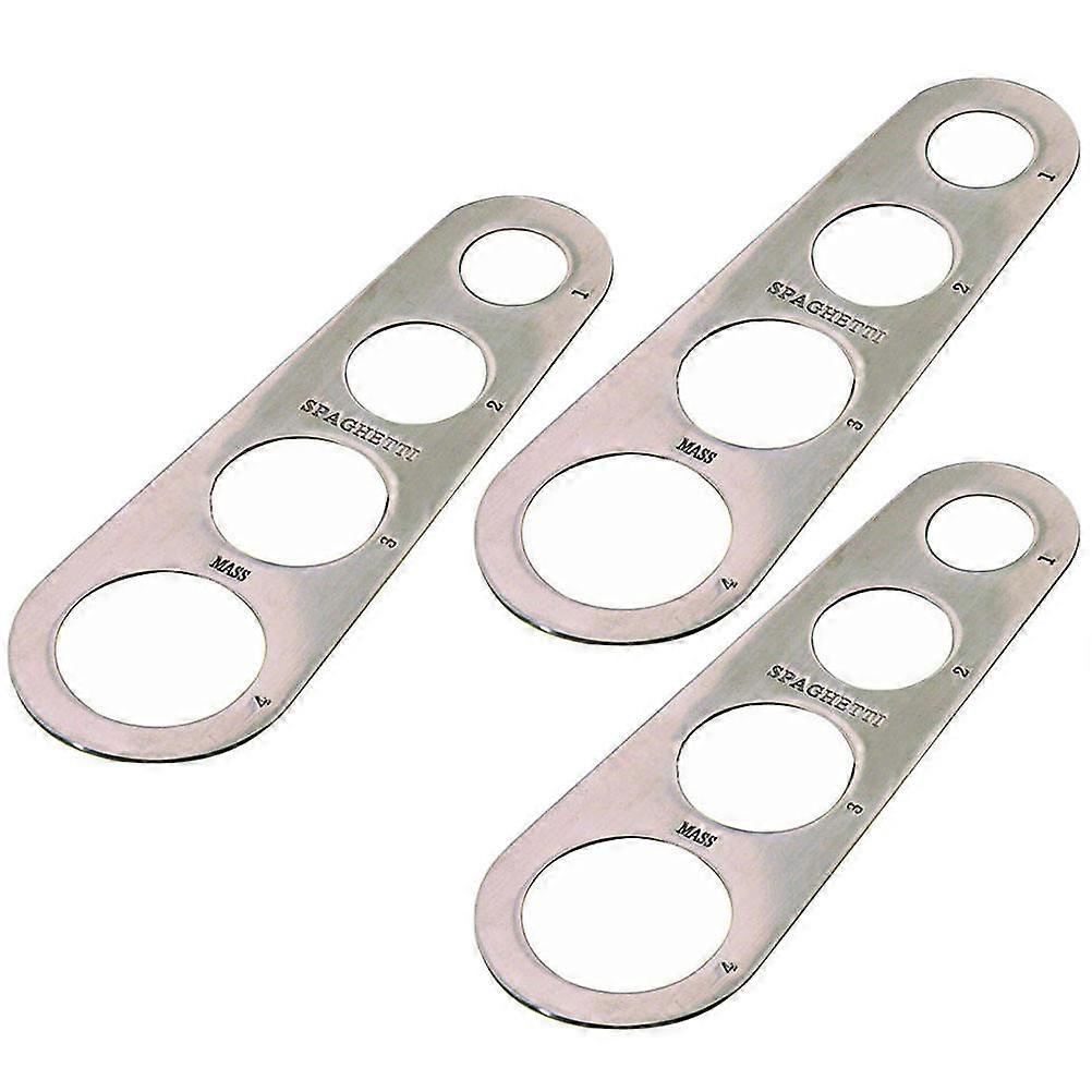Spaghetti Measurer for Measuring 3Pcs Stainless Steel Noodle Measuring Ruler