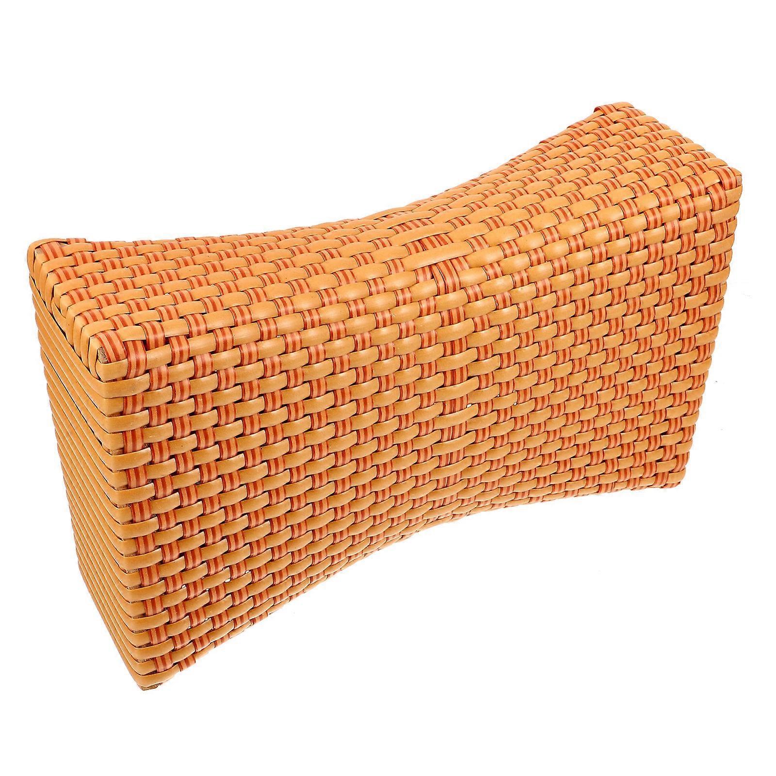 Neck Cushion 3Pcs Breathable Cervical Pillow Light Brown Ergonomic for Relaxation