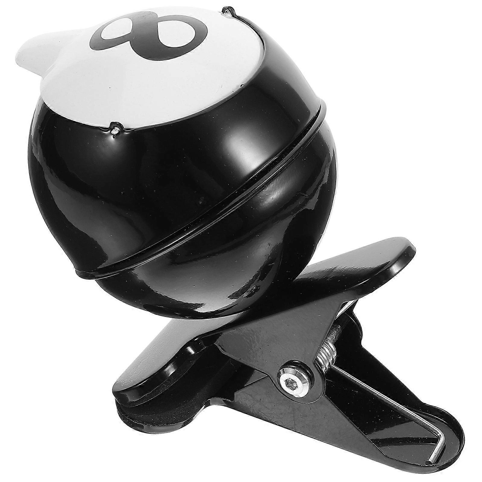 Iron Ashtray with Windproof Cover Stylish Billiards Shape for Indoor Use 1Pcs