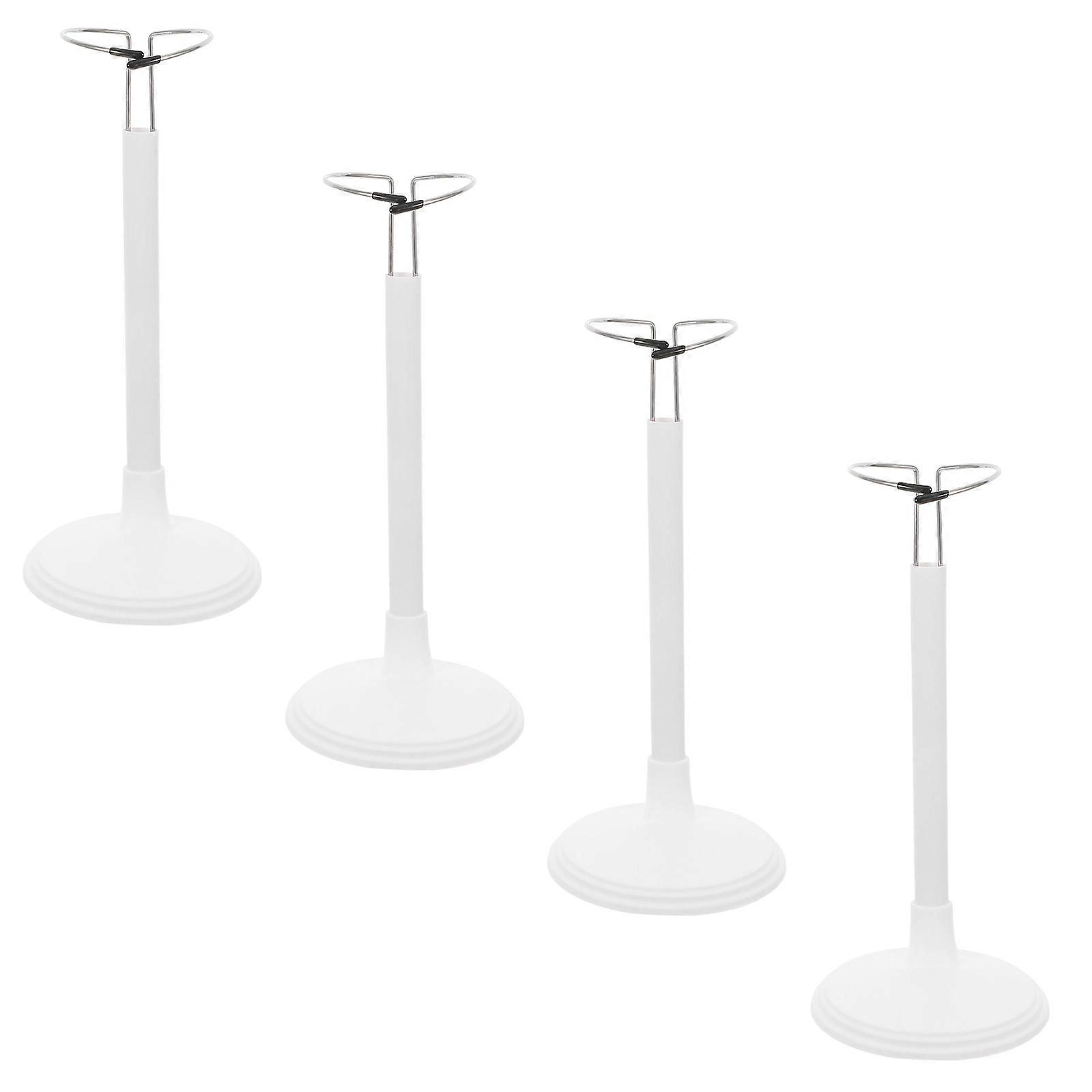 Creative Doll Stand for Portable White Bracket Support 20Pcs Dolls Rack