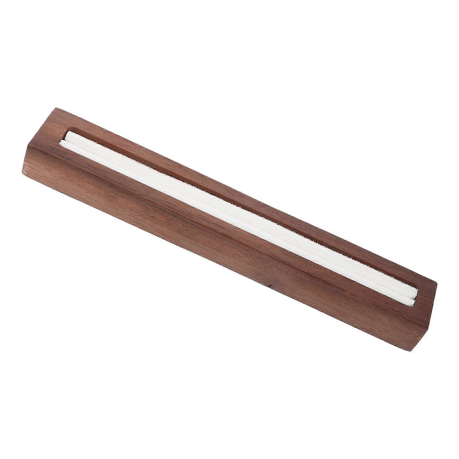 Wooden Display Holder For Commercial Display Of Rings And Earrings Elegant Style 18.00X3.00X1.80CM 1Set
