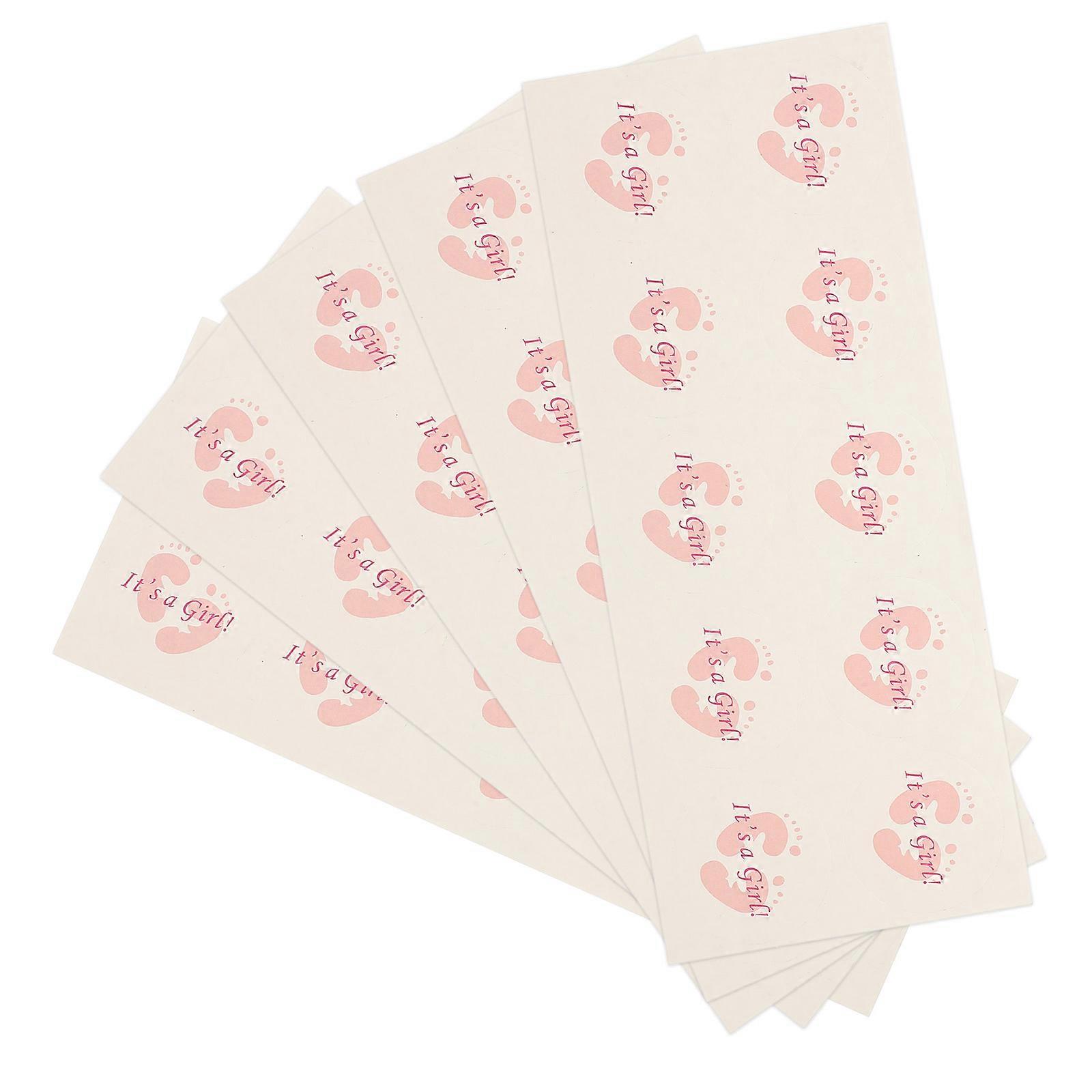 Box Seal Stickers Candy Box Decorative Paper Pink Material Sealing 50sheets