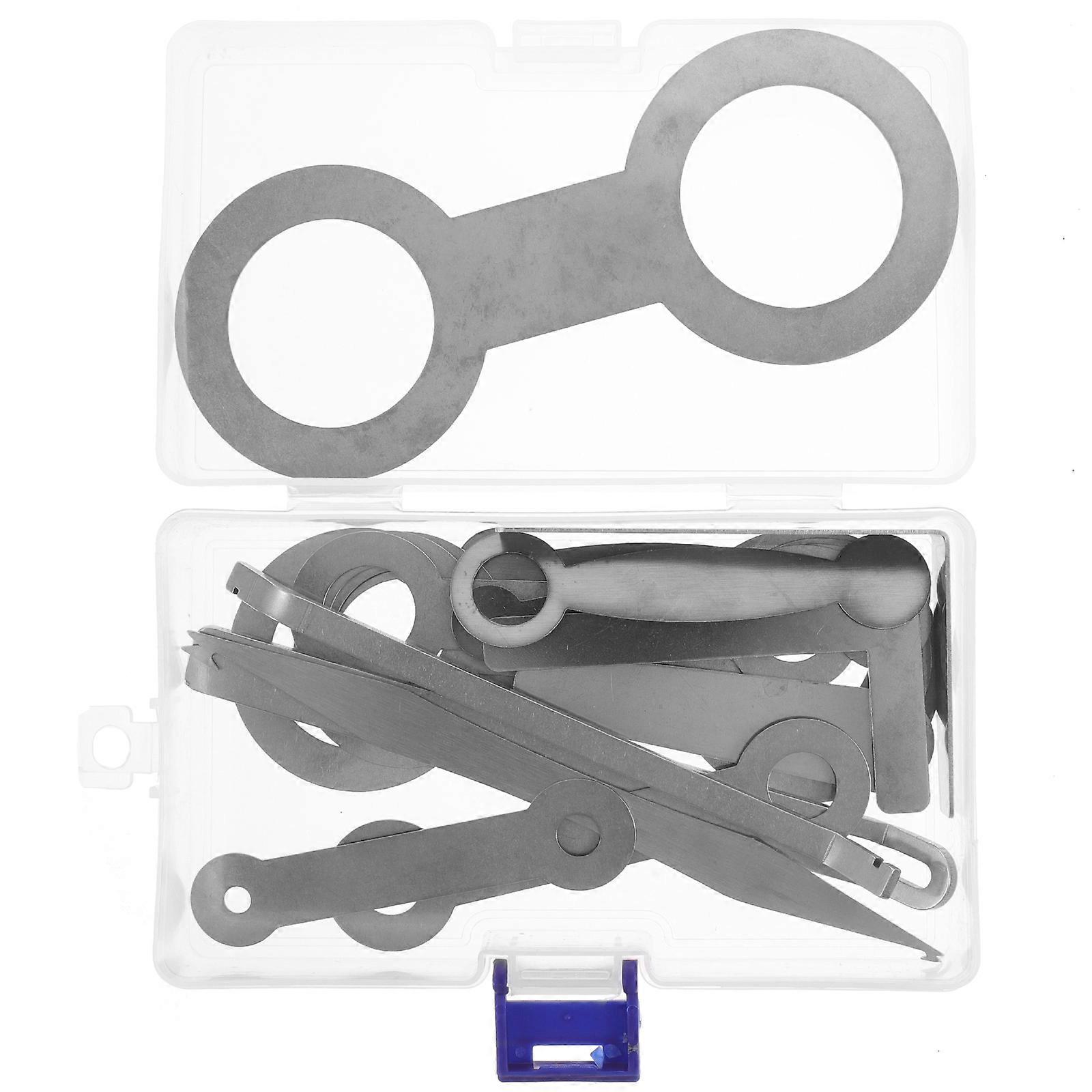 Repair Tools For Wind Instruments 2 Sets Suitable For Personal Users And Professional Repair Shops Silver 14.5x6cm