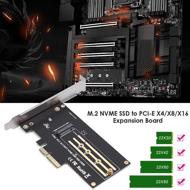 Pcie To M2/m.2 Adapter M.2 Ngff To Desktop Pcie X4 X8 X16 Nvme Sata Dual Ssd Pci