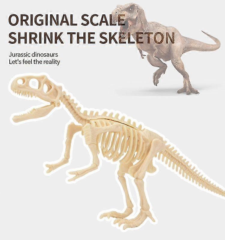 2025 1Pcs Children Fossil Excavation Dinosaur Egg Set Jurassic Animal Diy Dinosaur Skeleton Fossil Assembly Model Toy Set