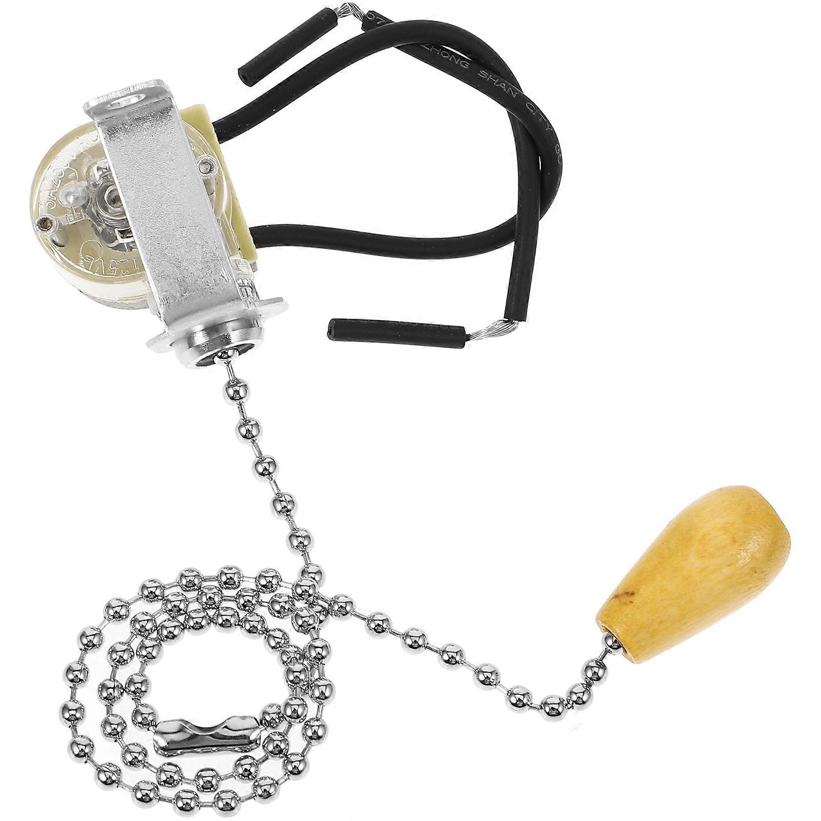 Pull Chain Switch Replacement 4Pcs Durable Light Switch For Ceiling Lights Perfect For Home Use And DIY Decoration With Excellent Insulation