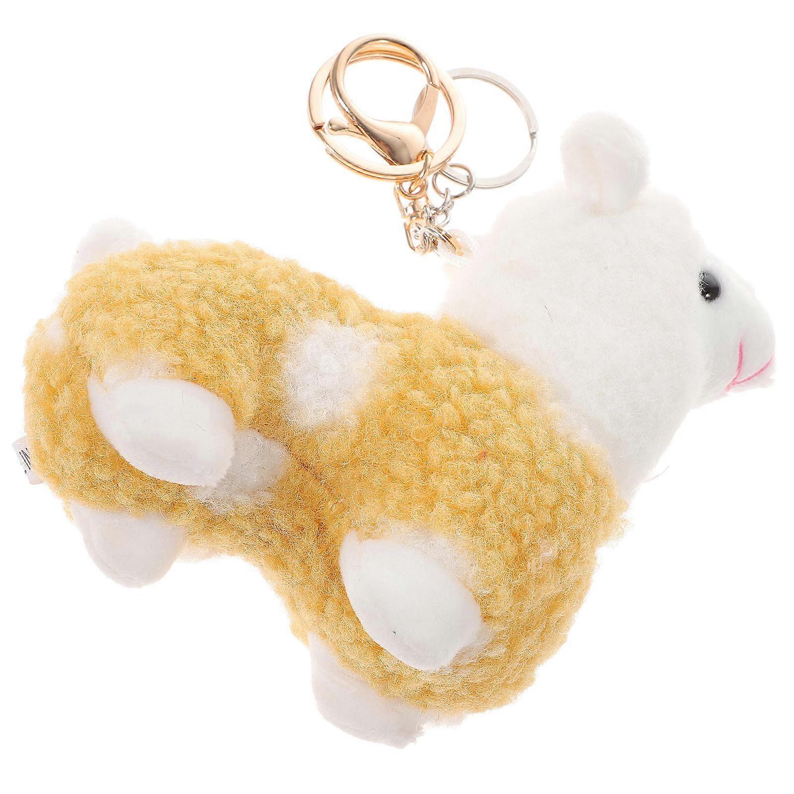 Keychain Pendant 3Pcs Plush Alpaca Bag Ornament For Schoolbag And Daily Use Decoration