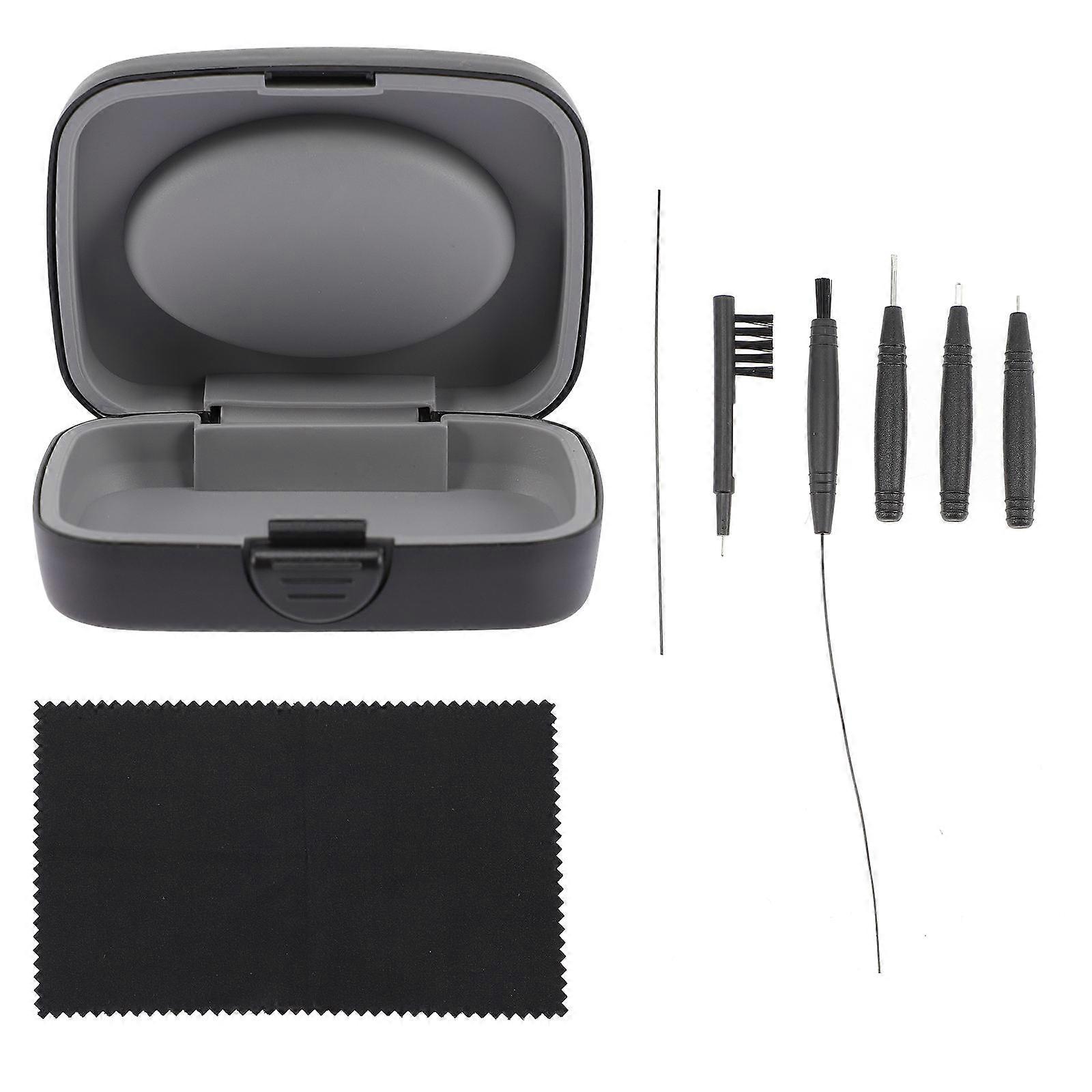 Hearing Aid Cleaning Tool with Case for Hearing Aid Brush 1Set