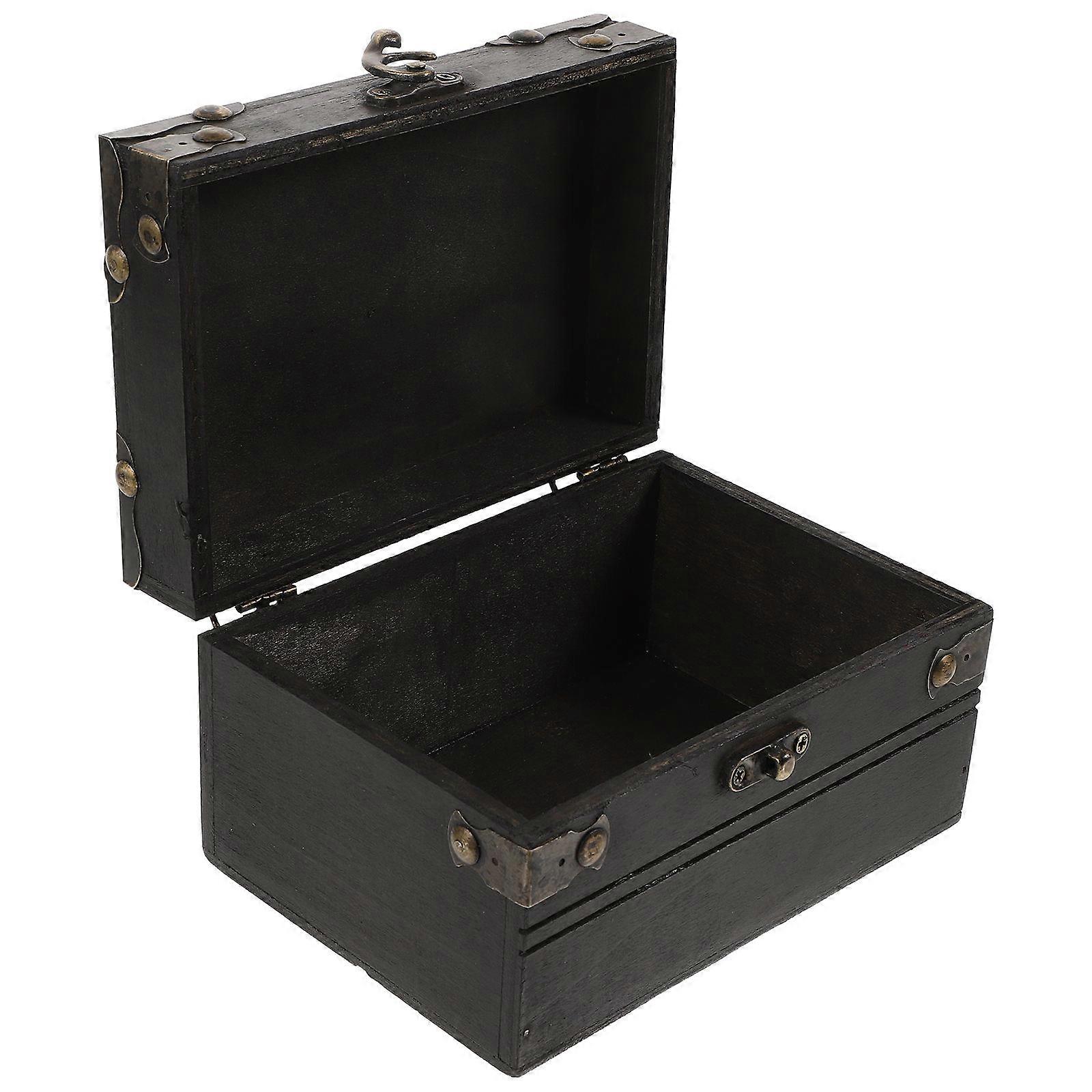 Small Retro Treasure Chest for Adults Home Use Assorted Color Storage Container 1Pack