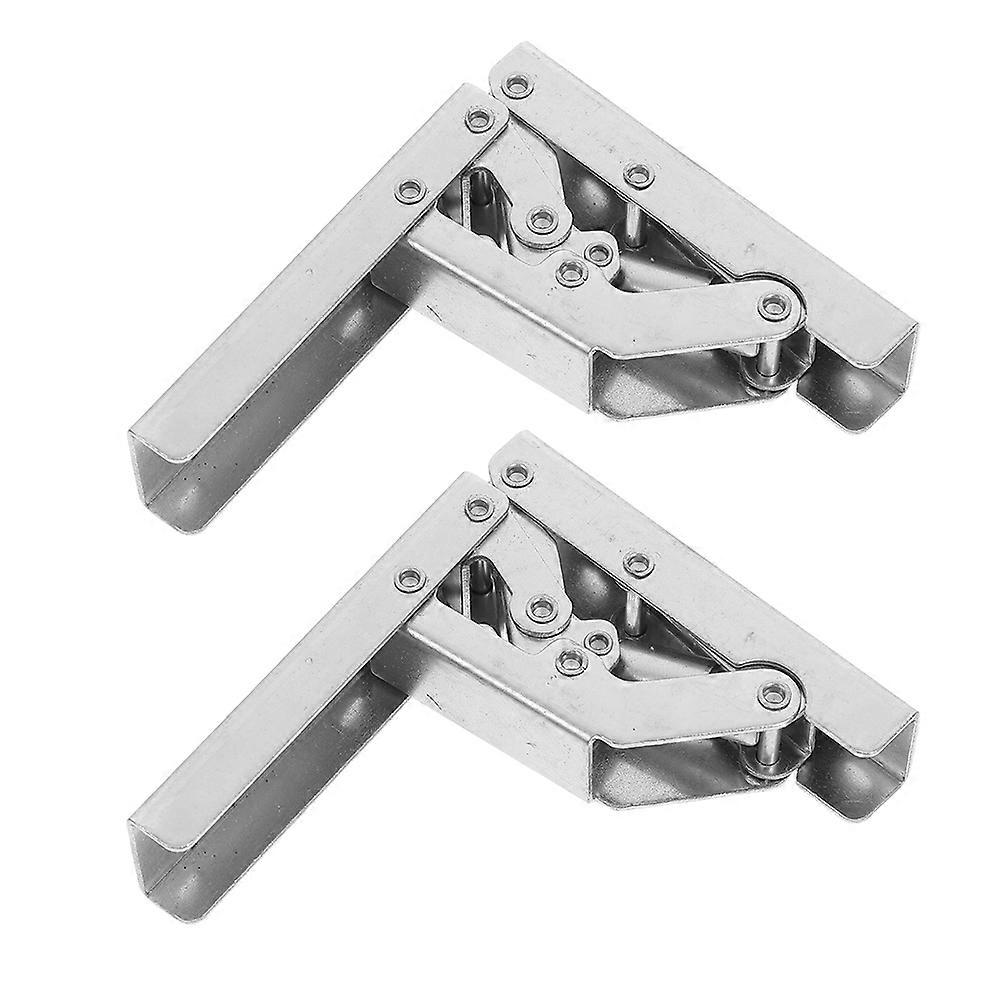 Hidden Cabinet Door Hinges Folding Brackets for 6Pcs Kitchen Use