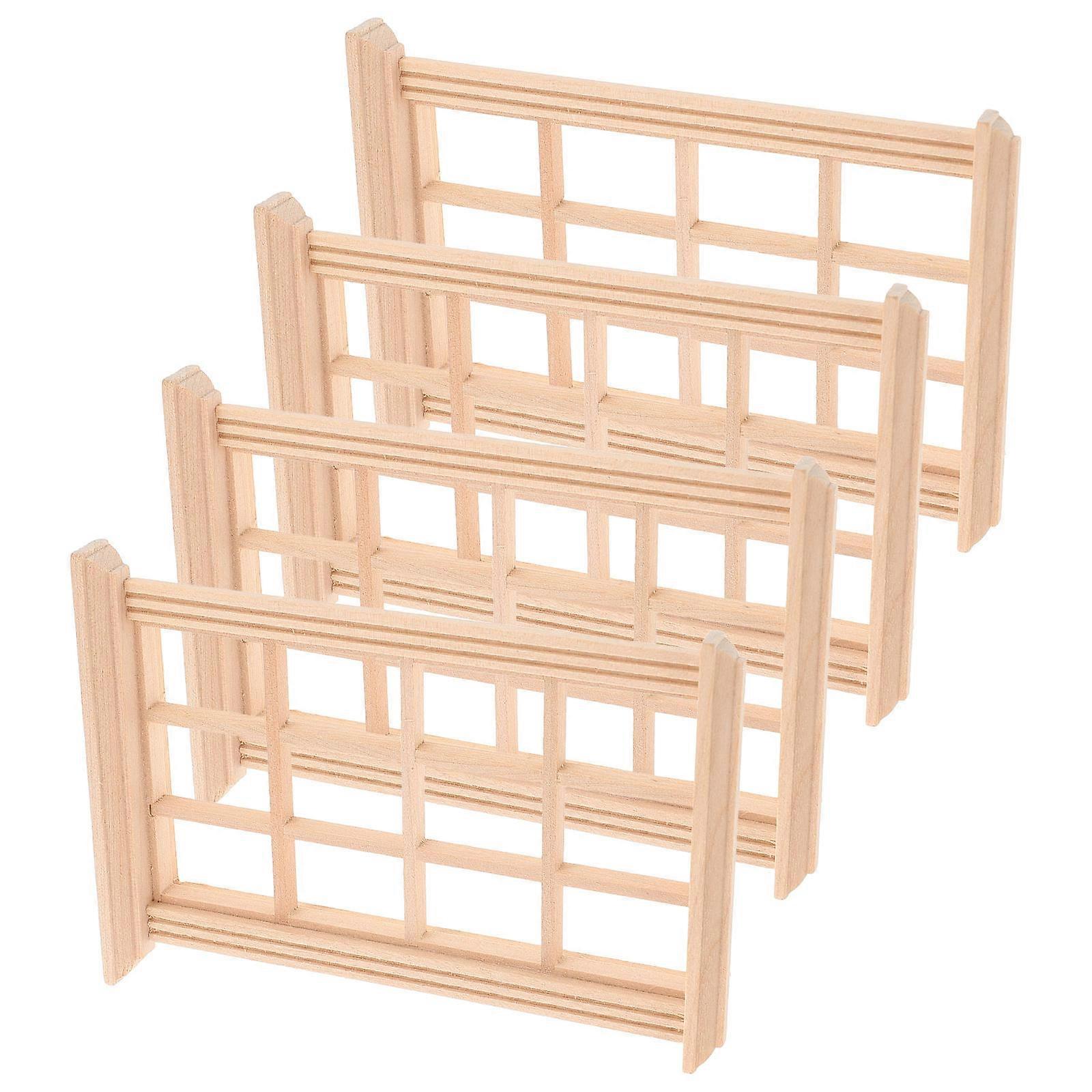 Mini Furniture Blank Window Frames 20 Pcs For Mini House Decorations And Collectors