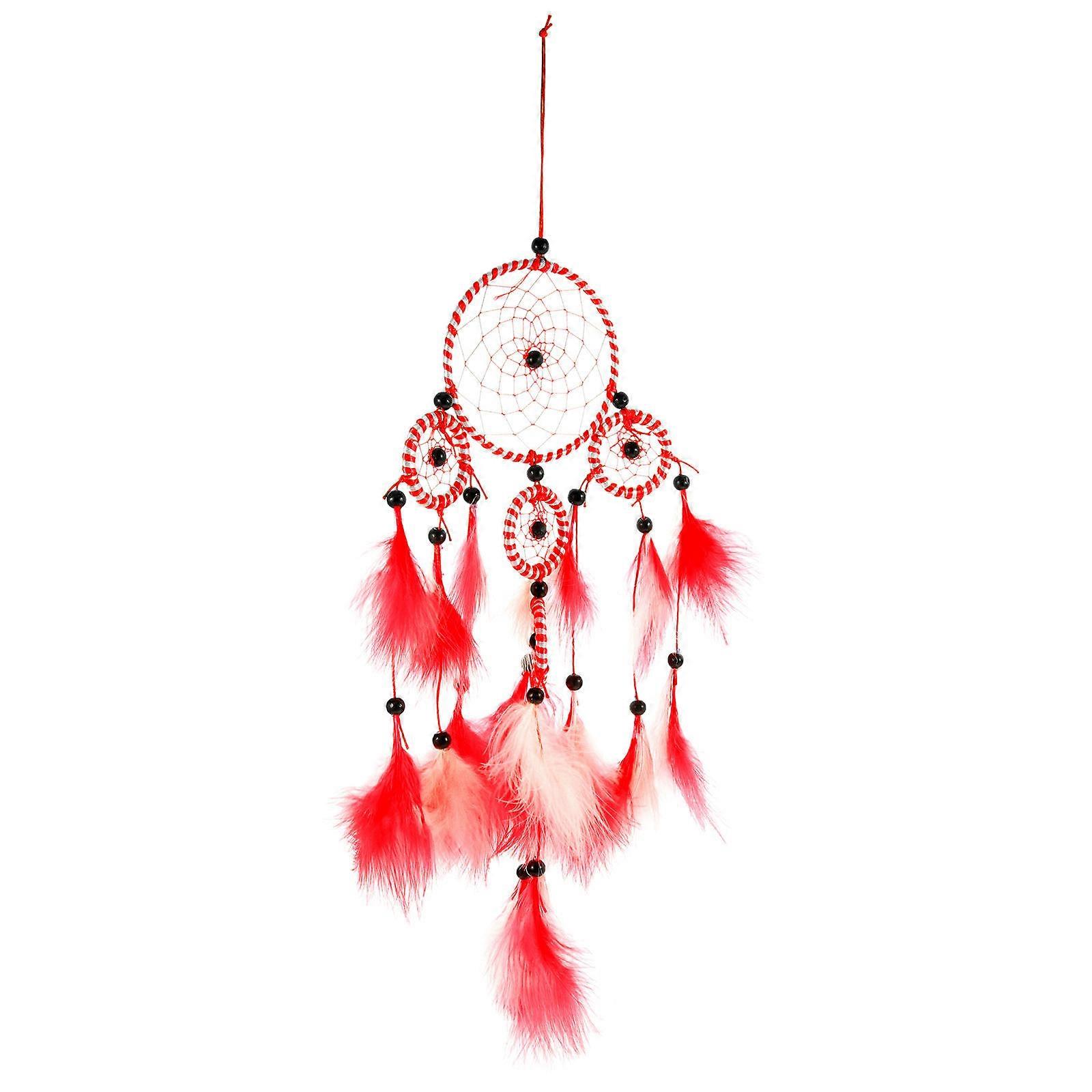 Dream Catcher Red Wall Hanging for Decor