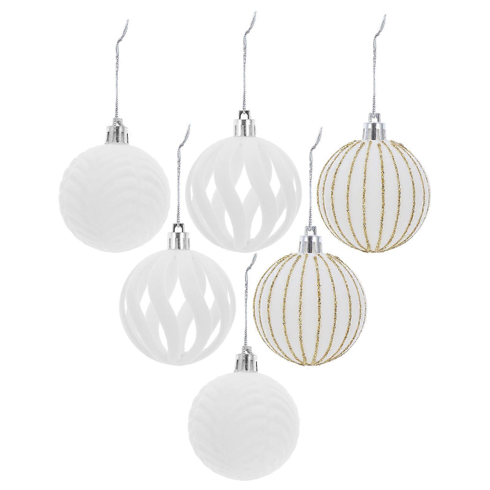 Xmas Tree Balls Ornament for Hanging Decor 12Pcs Pendants