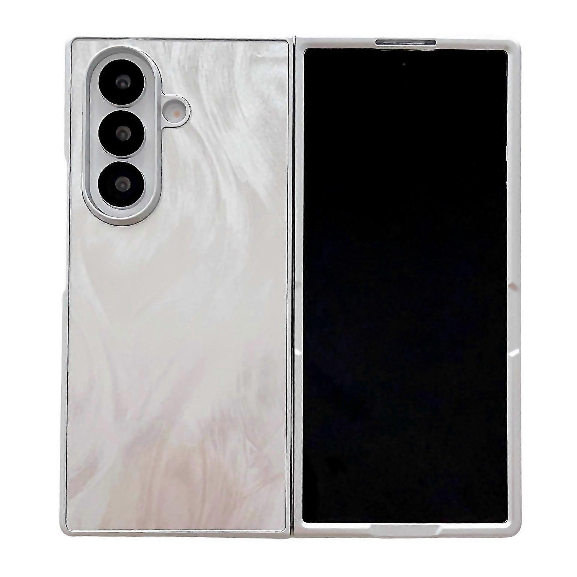 For Edge Pc Folding Phone Case For Samsung Galaxy Z Fold7 5g Silver