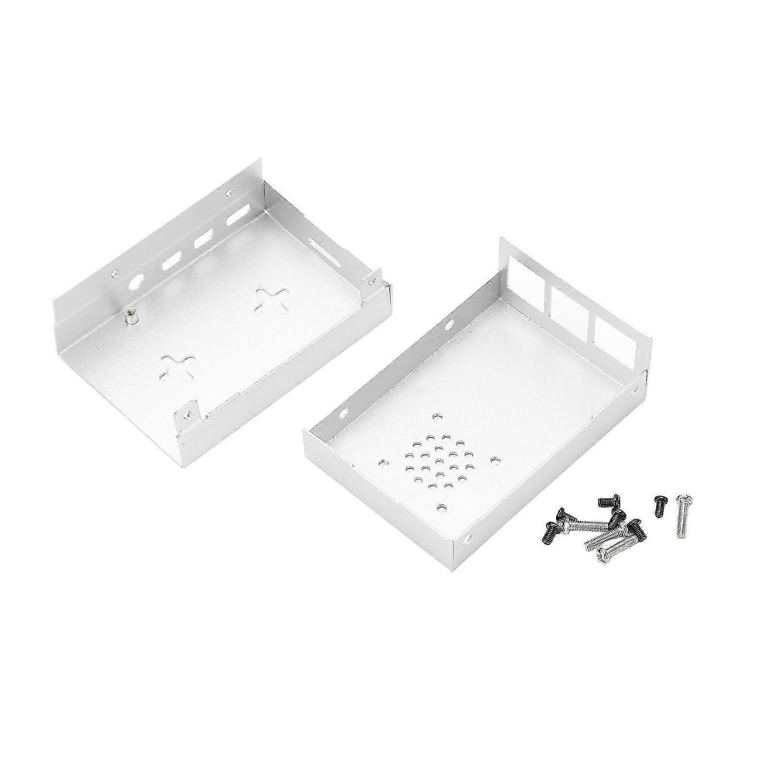 High quality  Aluminum Alloy Computer Case Silver for Raspberry Pi 4B