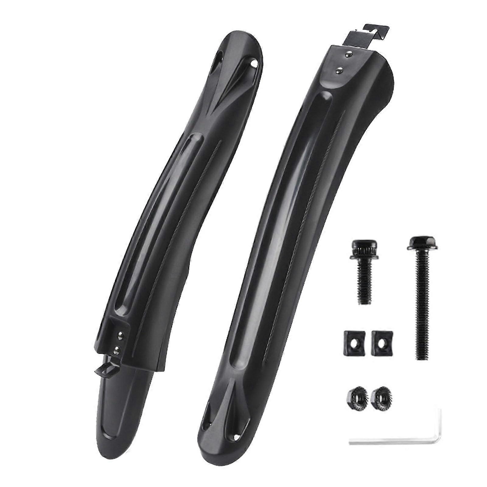 Mountain Bike Mudguard Thickened Extended Front Rear Durable Mud Protection Easy Install Compatible With MTB