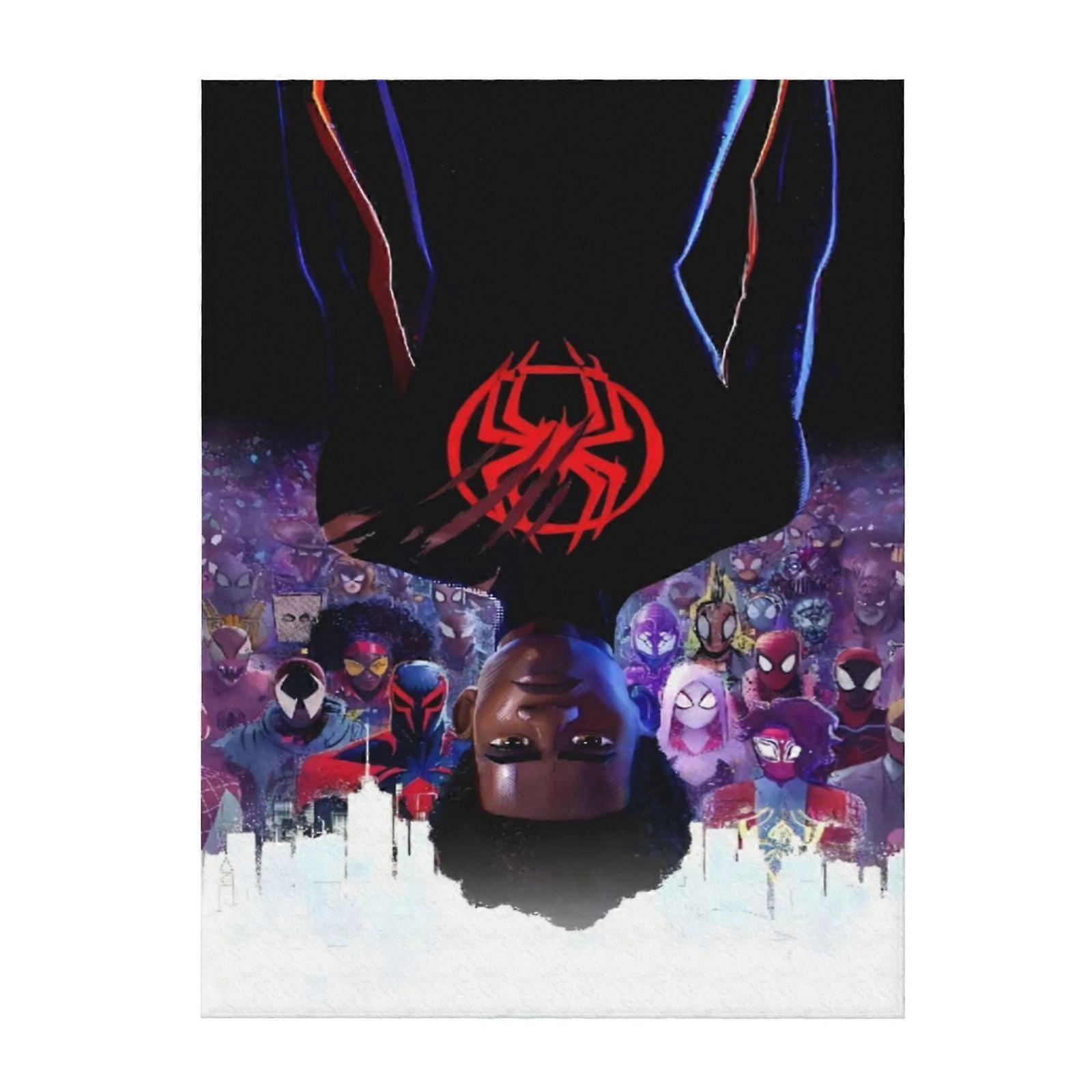 Into The Spider-Verse Soft And Comfortable Throw Blanket Plush Lightweight Warm Plush Flannel Blanket And Throws For Couch Sofa Bed 40"X30"