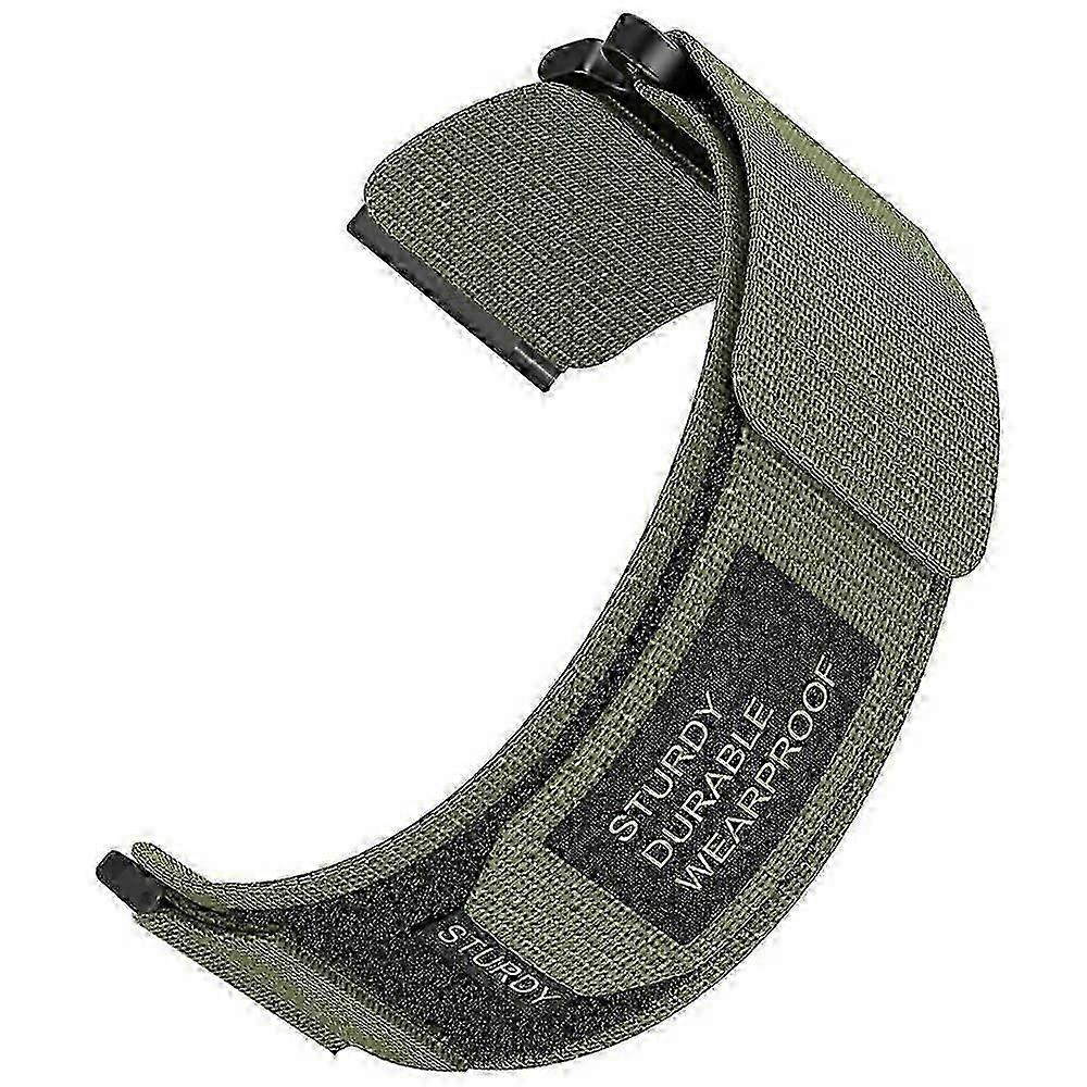 24mm Nylonowy pasek do zegarka Suunto 9/7/Spartan Sport Wrist HR Baro Loop Fastener Fastener - szary