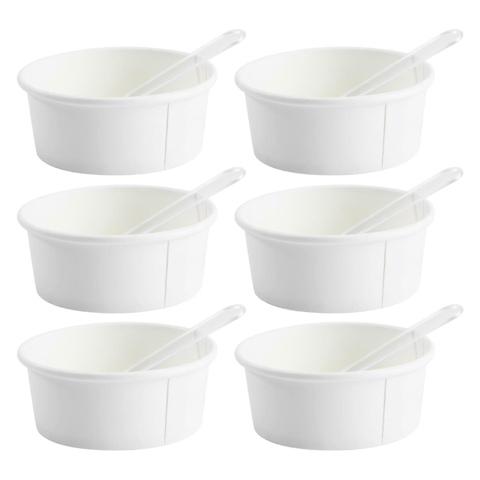 Ice Cream for Eating 50Sets Black Cups with