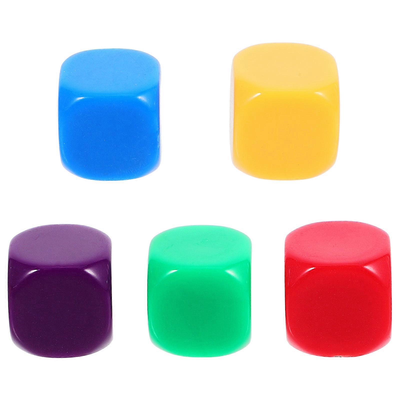 Traditional Tossing Stones Acrylic Game Set for Party Use 5Pcs