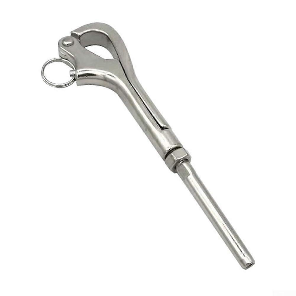 Openable Pelican Hook 316 Stainless Steel (10mm) Quick Access For Marine Equipment