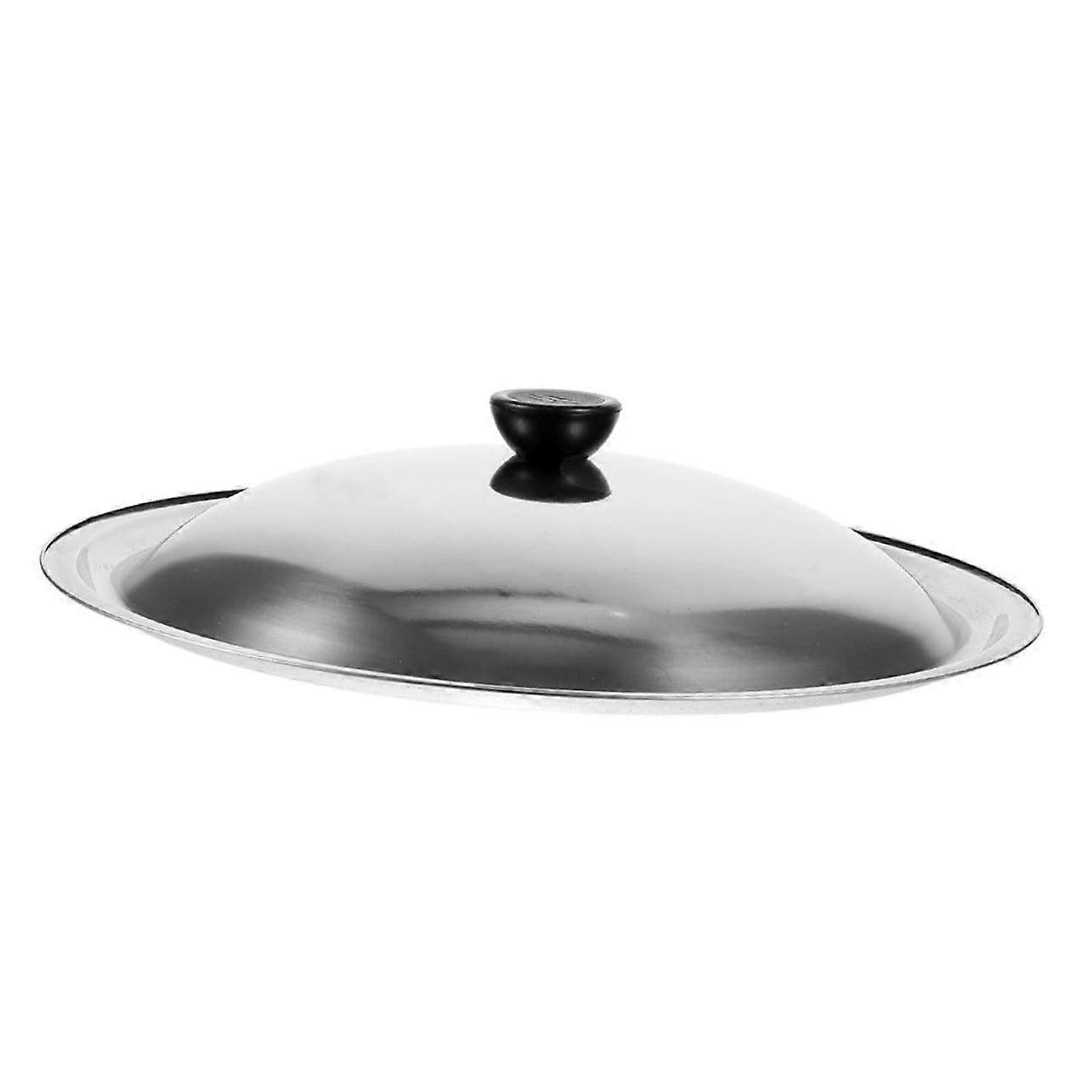 Stainless Steel Frying Pan Lid Replacement With Elevated Dome And Thickened Construction RustResistant Portable