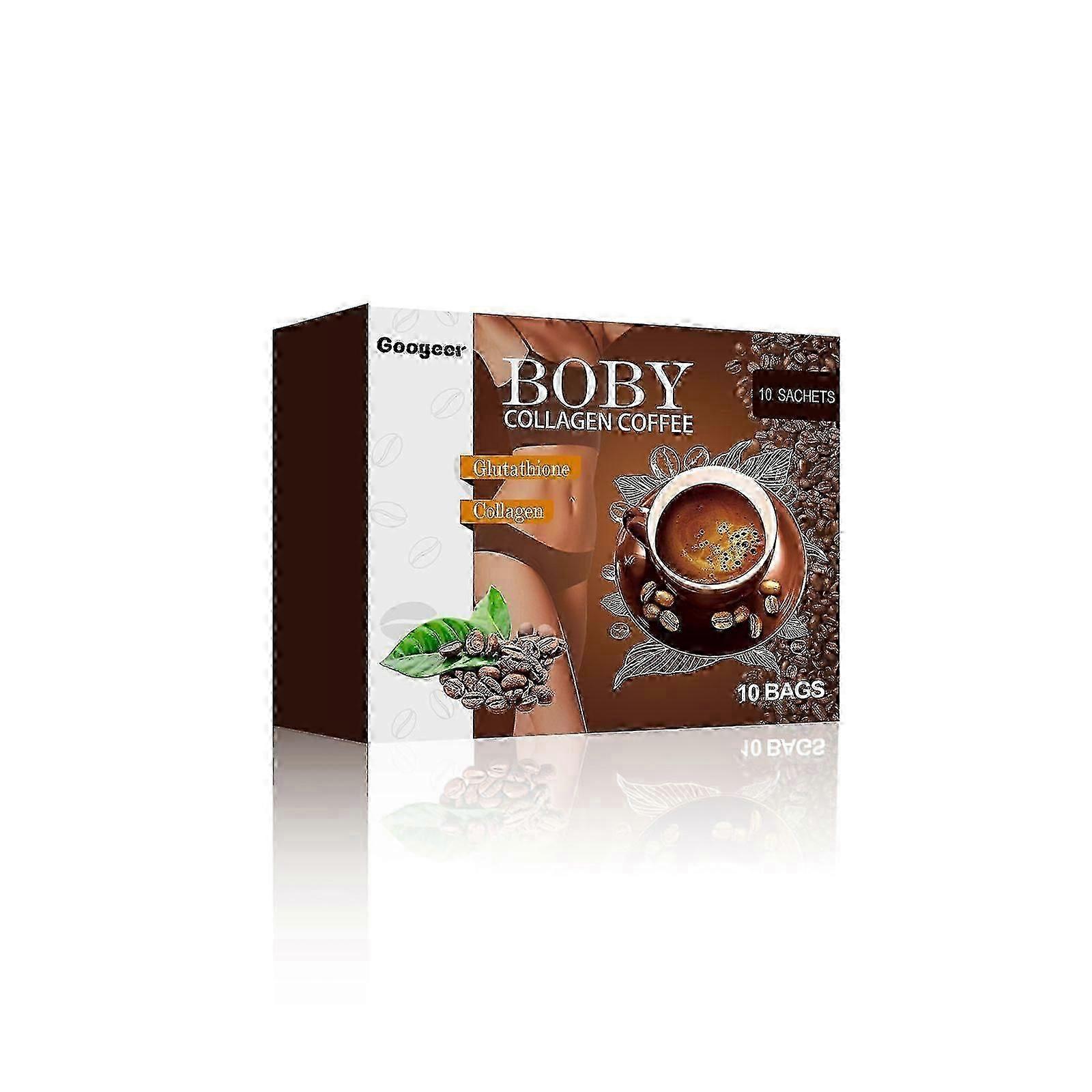 コラーゲンコーヒー - スリミング&シェイピング、チェリーブロッサム&ゴジベリー、10袋