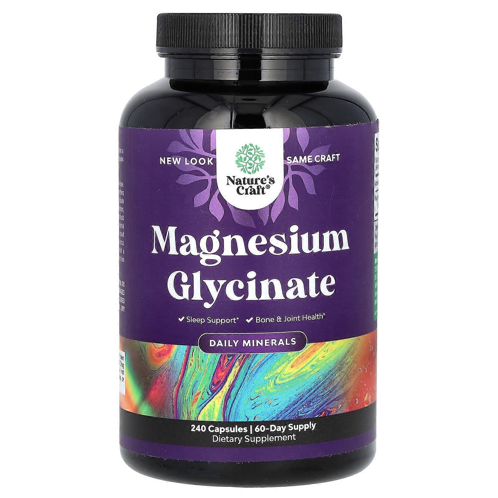 Magnesium Glycinate, 240 Capsules