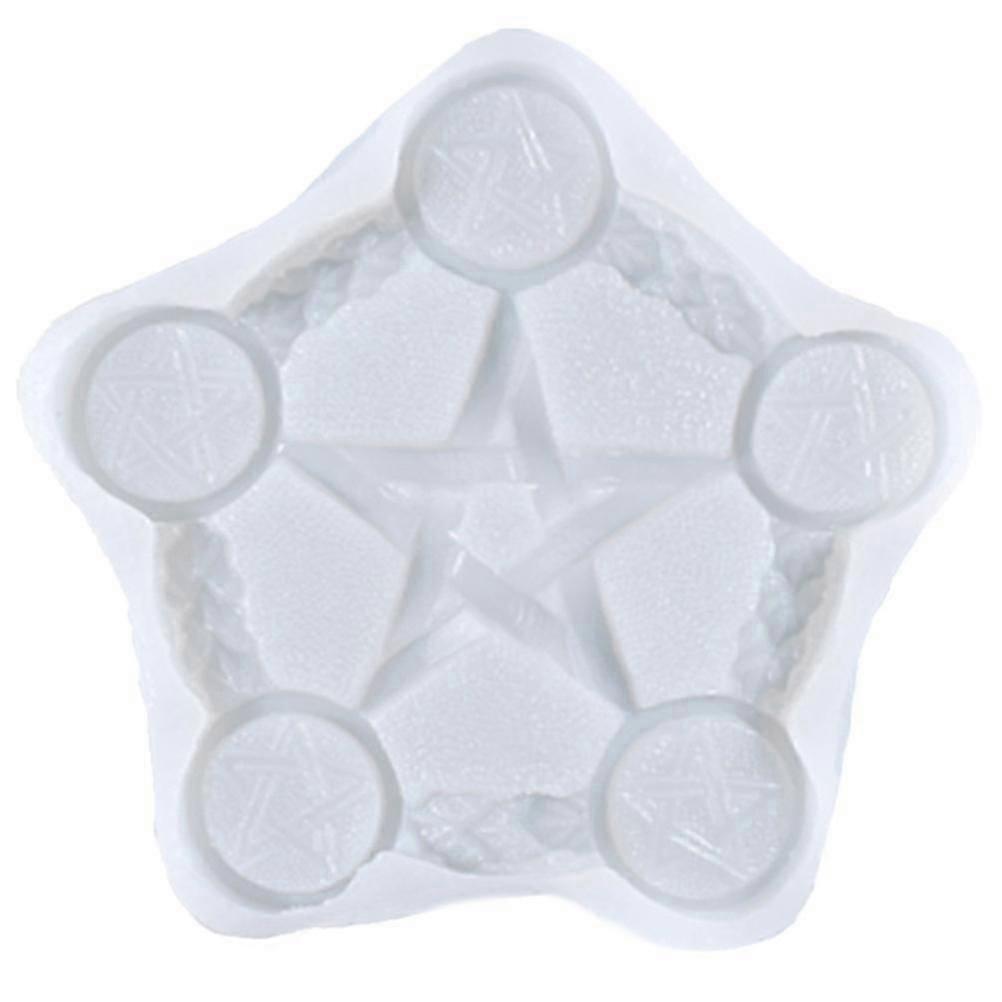 Resin Molds Set Round Sun Moon Star Candle Holder Mold