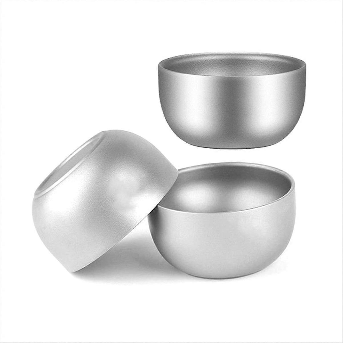Titanium Cup Pure Titanium Tea Cup 45ml Double Layer 3PCS