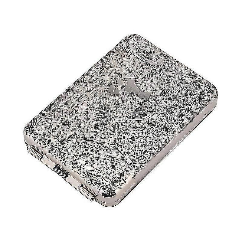 Men's Creative Peak And Loop Three Sided Carved Three Opening Alloy Cigarette Case