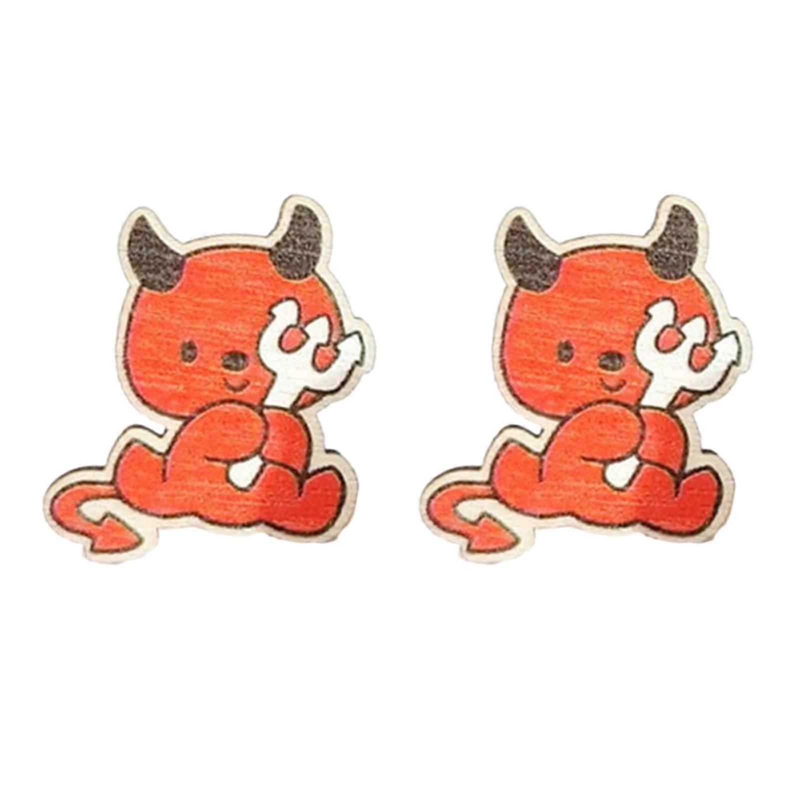 Pumpkin Halloween Ear Studs for Women's