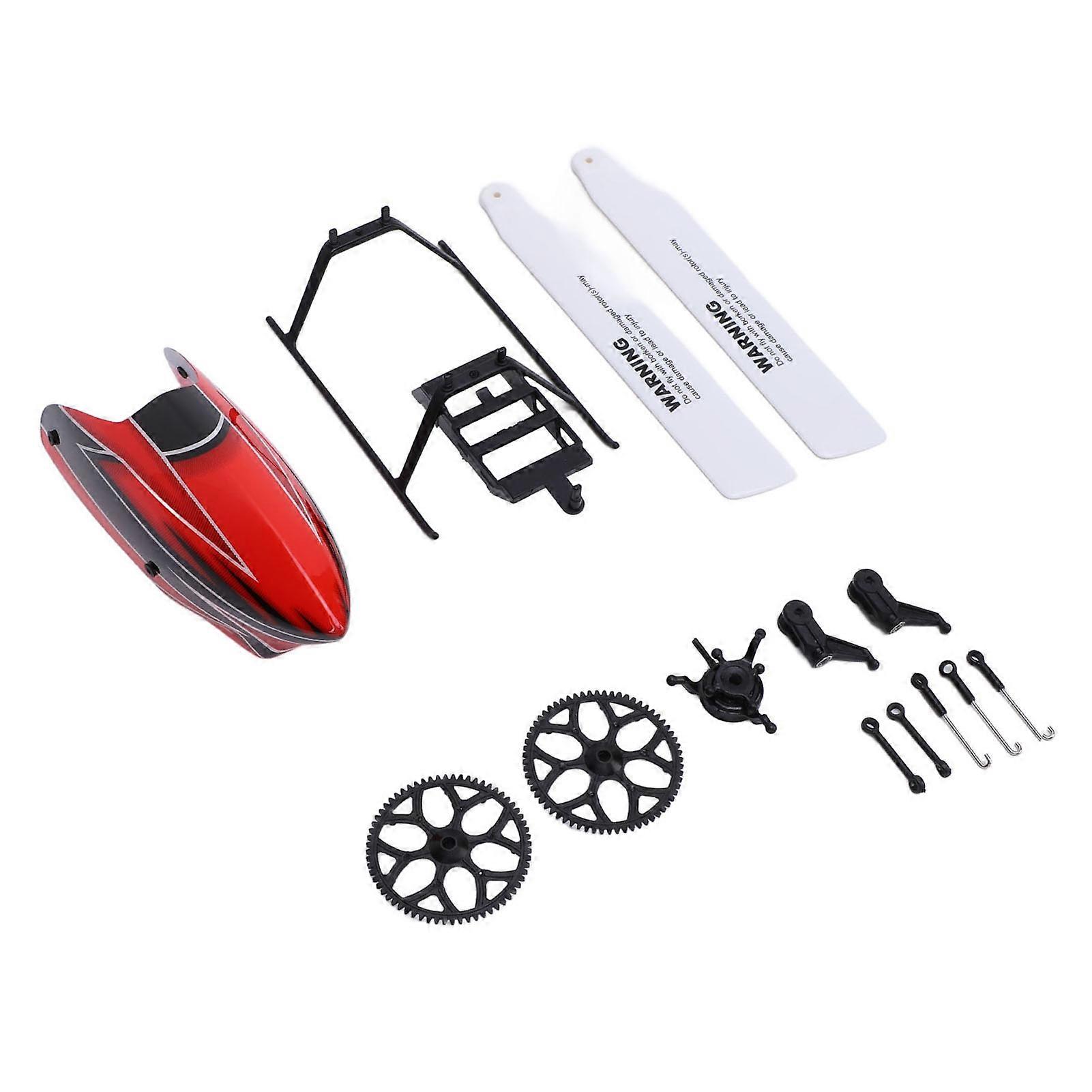 RC Helicopter Parts Canopy Landing Gear Swashplate Propeller Rotor Clip Main Gear Connecting Rod for WLtoys XK K110S 