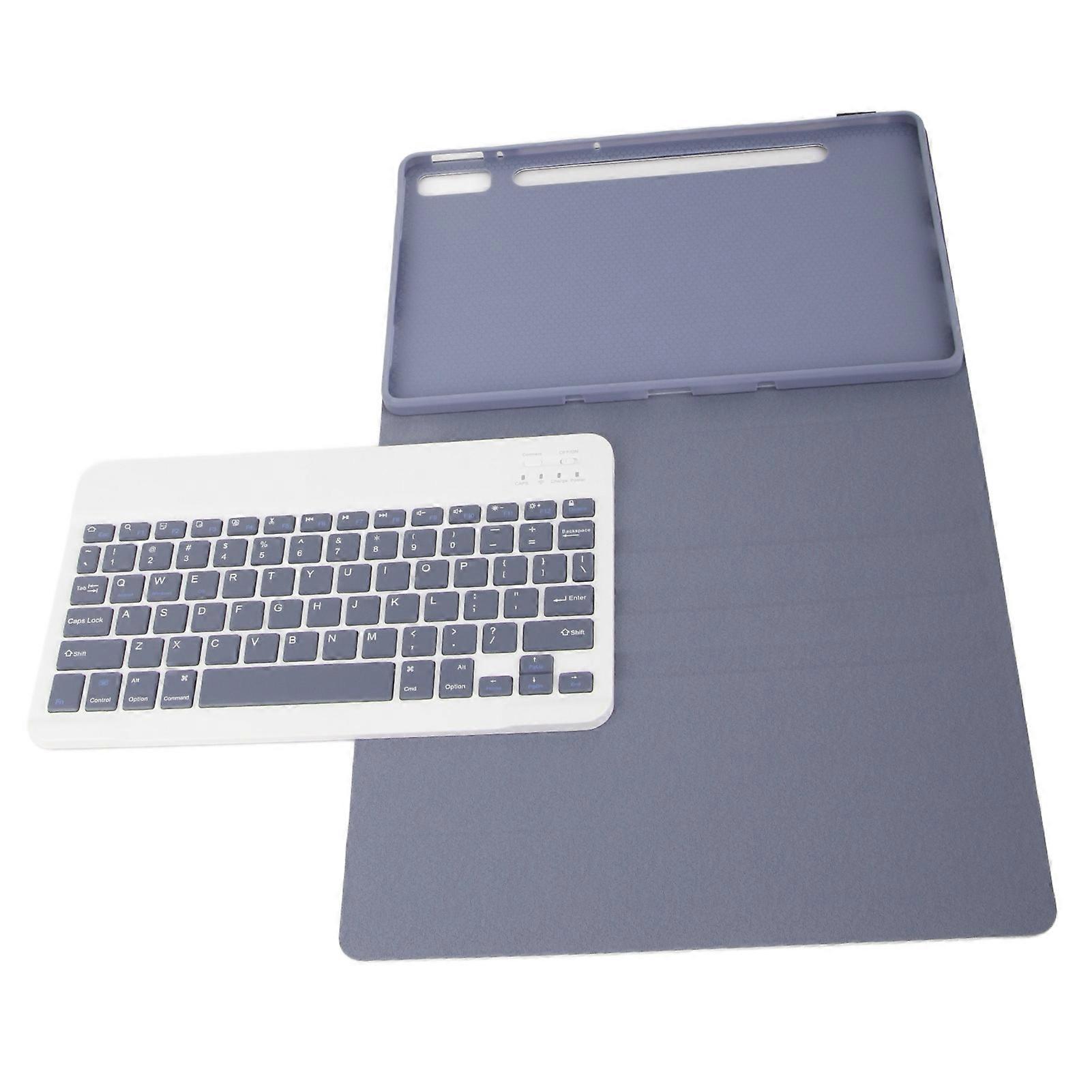 Tablet Keyboard Magnetic Protective Case BT Connection Wireless Keyboard for Tab P11 Pro 2nd Gen Pad Pro 2022 11.2in Purple 