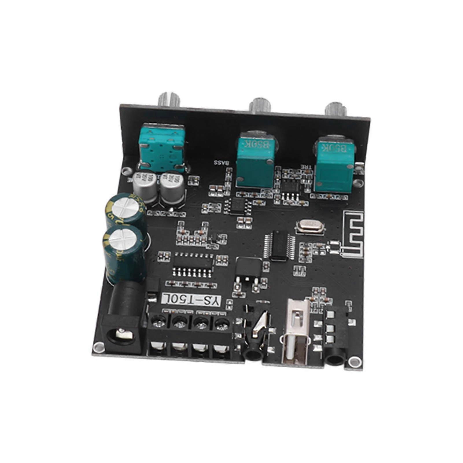 5.1 Bluetooth Digital Power Amplifier Module High Low Pitch Adjustable Stereo Digital Amplifier Board Module DC12‑24V 5A 