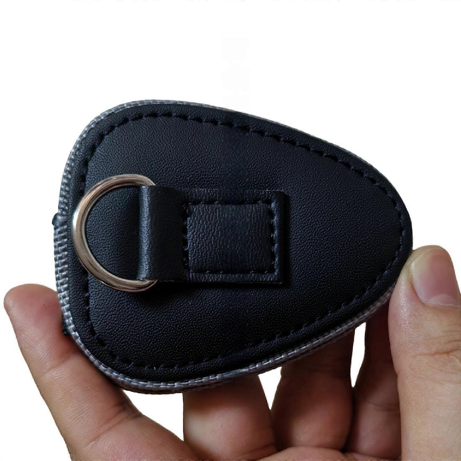 Portables Guitar Pick Organizers PU Leather Case Magnetic Closure Clear Display Box for Easy Access Multicolor