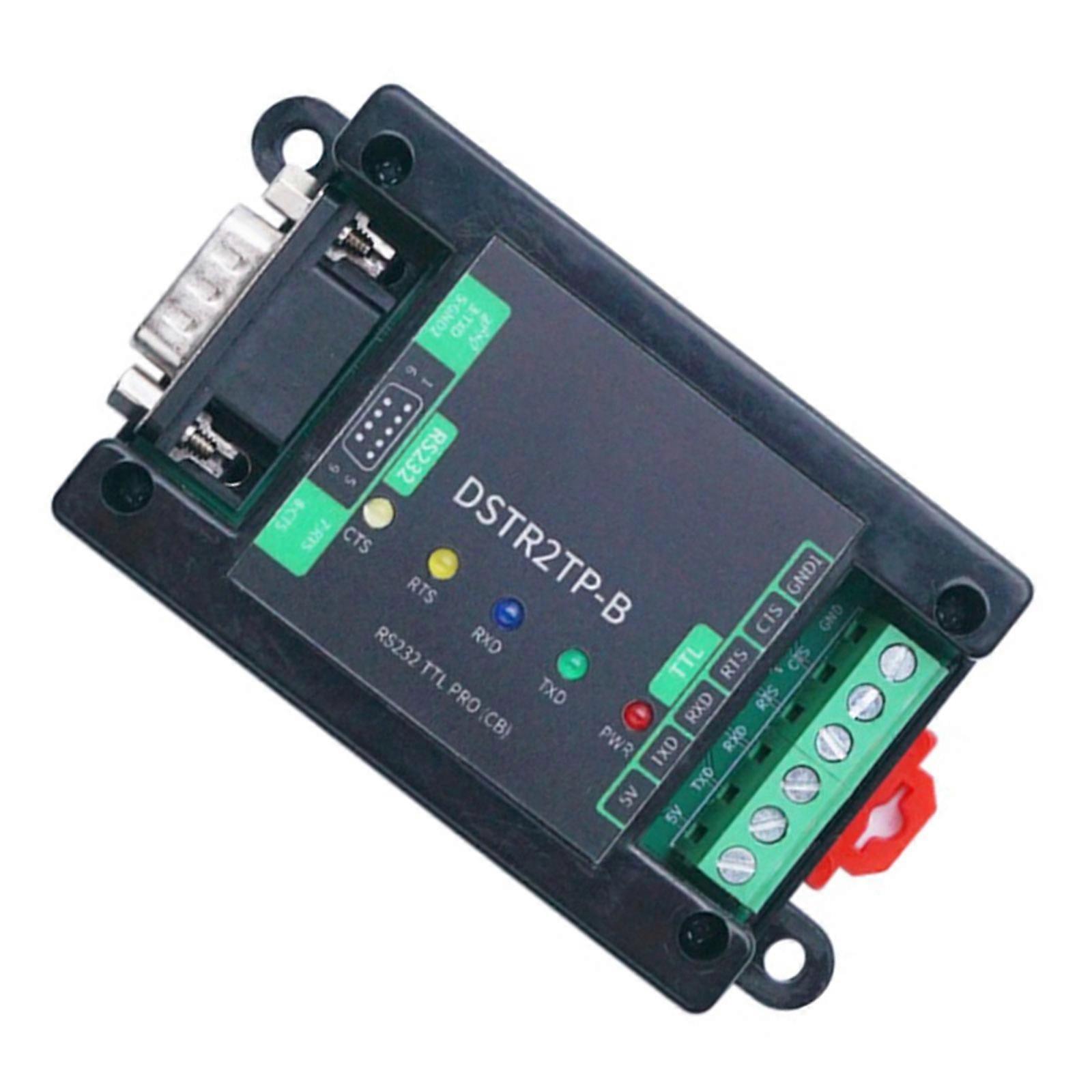 RS232 TTL Converter Module SP3232 Chip Digital Isolator Power Isolation Enhances Stability DB9 Male Port Multicolor