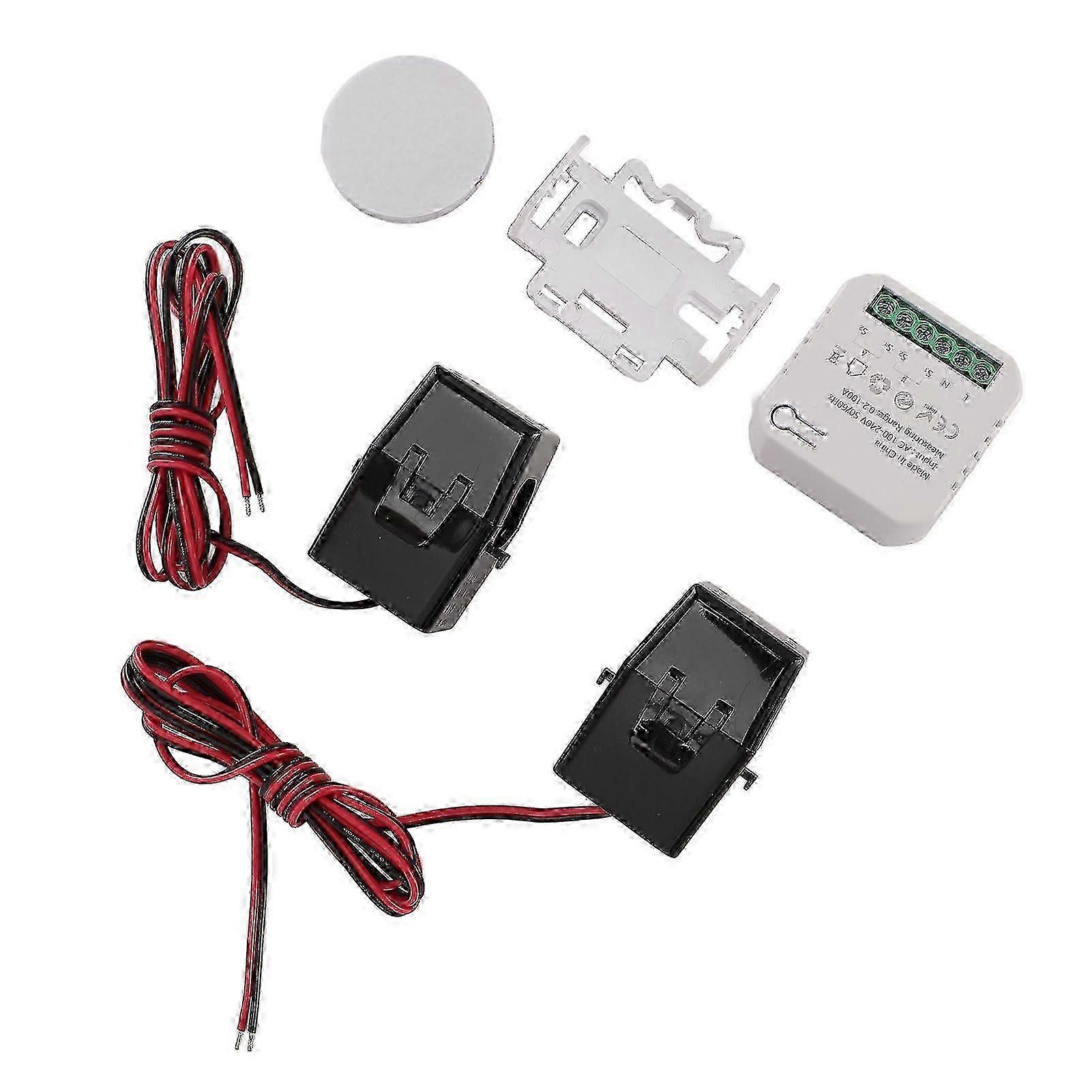 Smart Energy Meter 2 Way Clamp Type WiFi Smart Meter for Electricity Consumption Monitoring