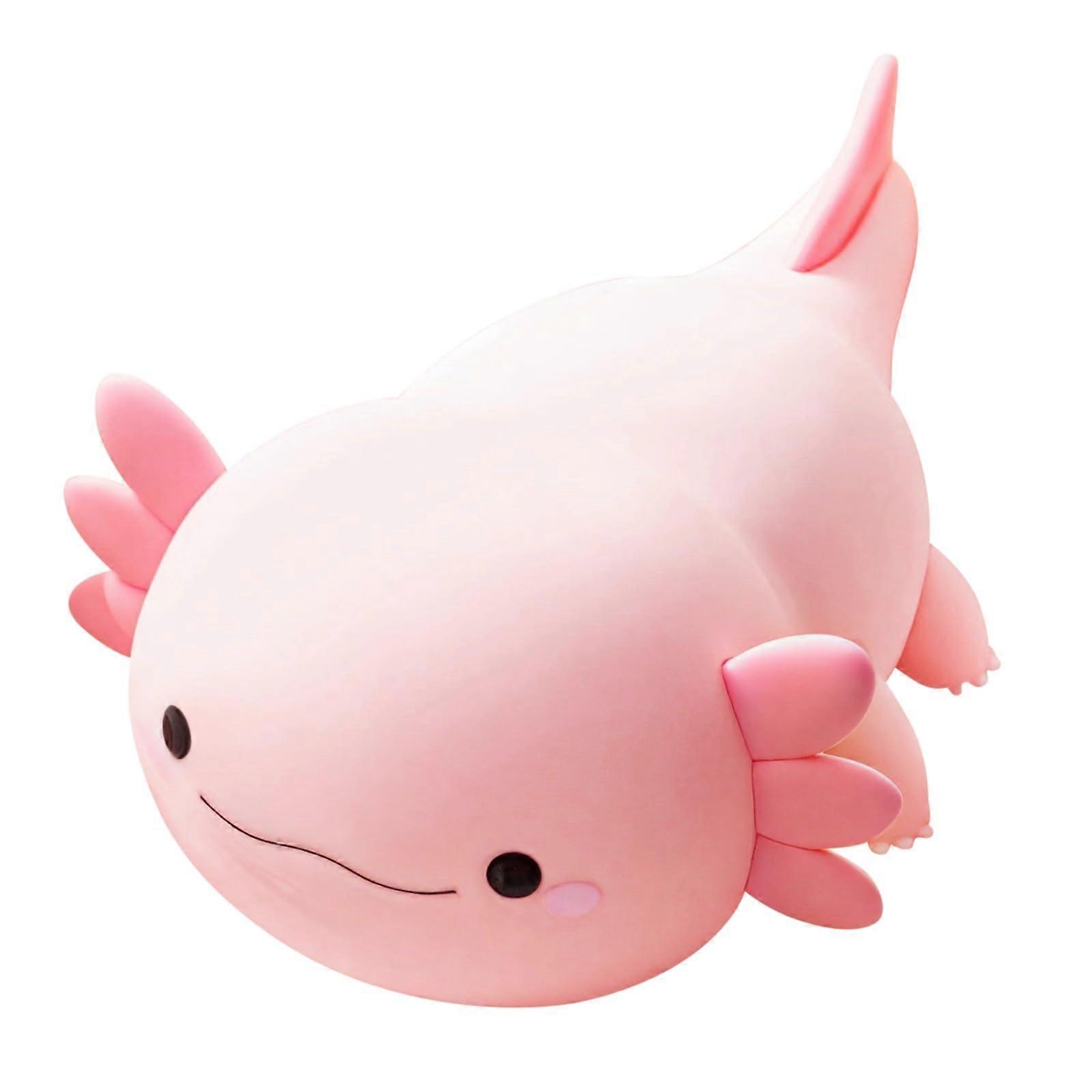 Portable Dinosaur Night Light Silicone Axolotl Tap Control Lamp Rechargeable With Adjustable Glow